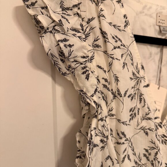 A New Day Floral Ruffle Wrap Maxi Dress - XL - Picture 7 of 8